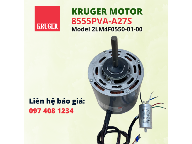 Motor Kruger 8555PVA-A27S (Model 2LM4F0550-01-00)