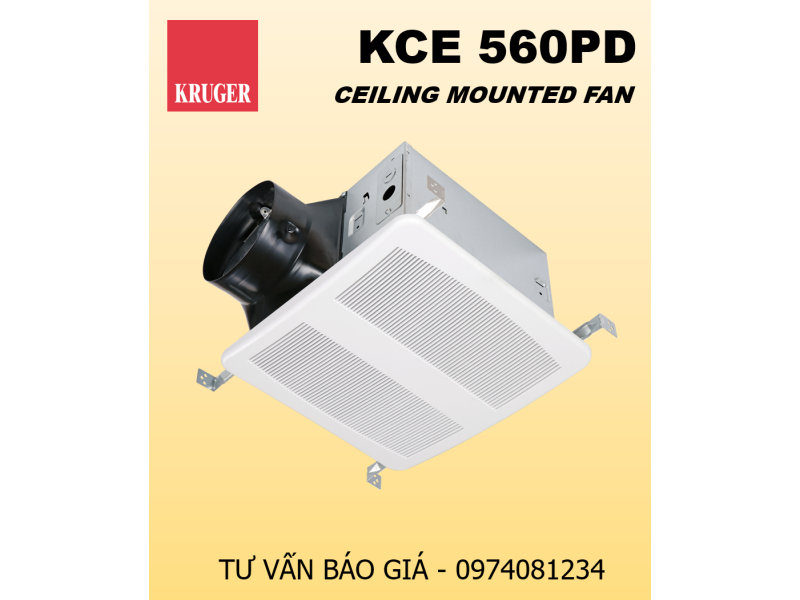 QUẠT GẮN TRẦN KRUGER KCE 560PD - CELLING MOUNTED FAN