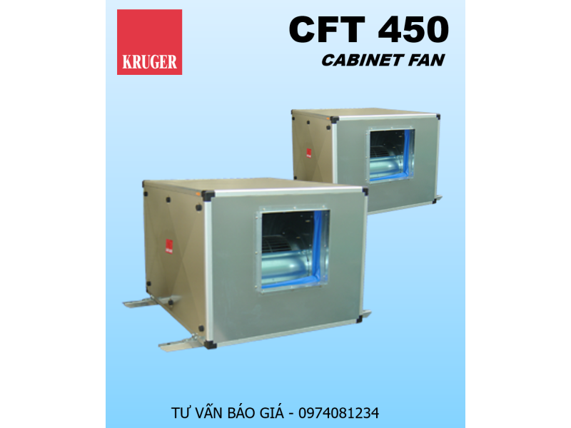 QUẠT HỘP LY TÂM KRUGER CFT 450 - CABINET FAN