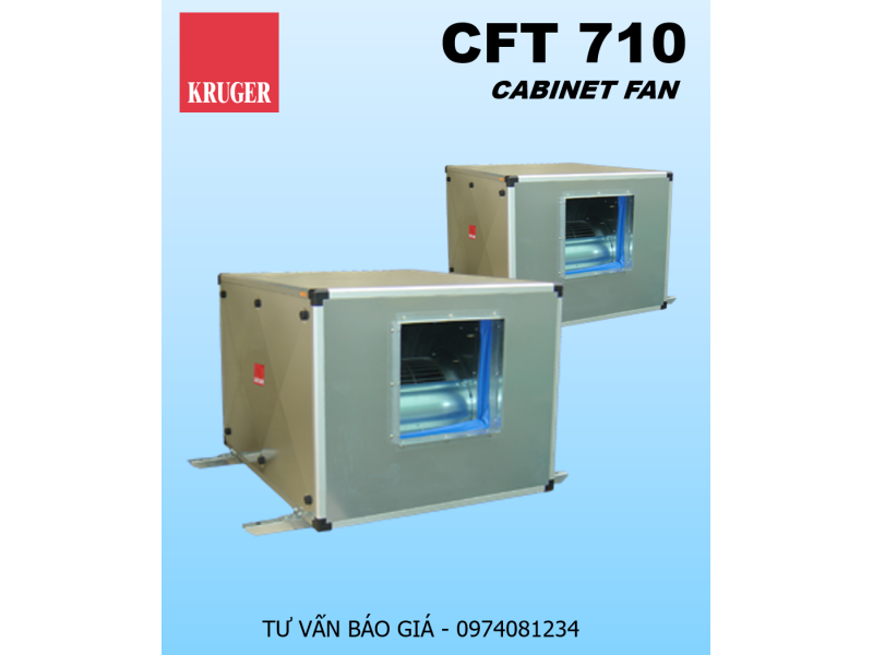 QUẠT HỘP LY TÂM KRUGER CFT 710 - CABINET FAN