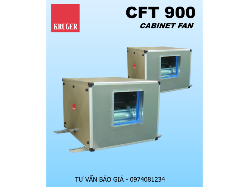 QUẠT HỘP LY TÂM KRUGER CFT 900 - CABINET FAN