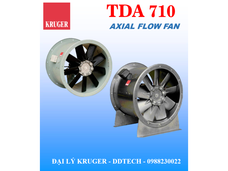 QUẠT HƯỚNG TRỤC KRUGER TDA 710 - AXIAL FLOW FAN