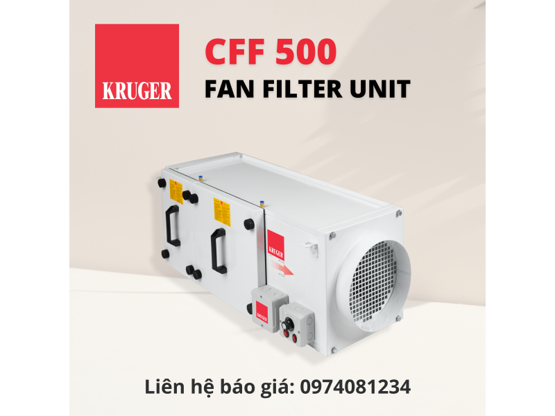 BỘ LỌC QUẠT/FAN FILTER UNIT KRUGER CFF 500