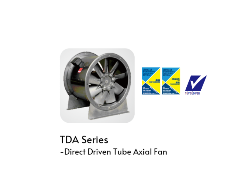 QUẠT THÔNG GIÓ KRUGER/KRUGER VENTILATION -  TDA Series - Direct Driven Tube Axial Fan