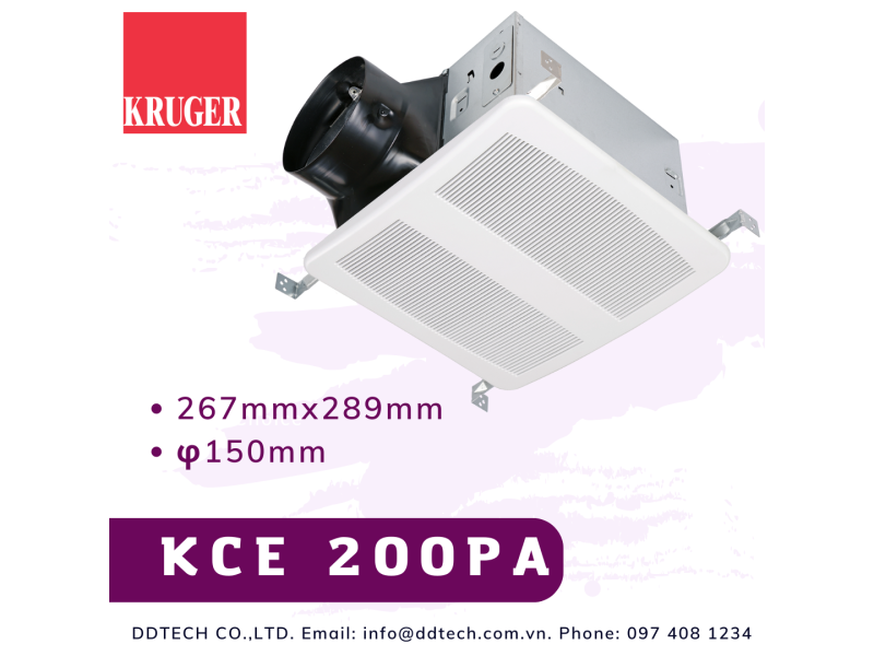 Quạt Kruger KCE 200PA