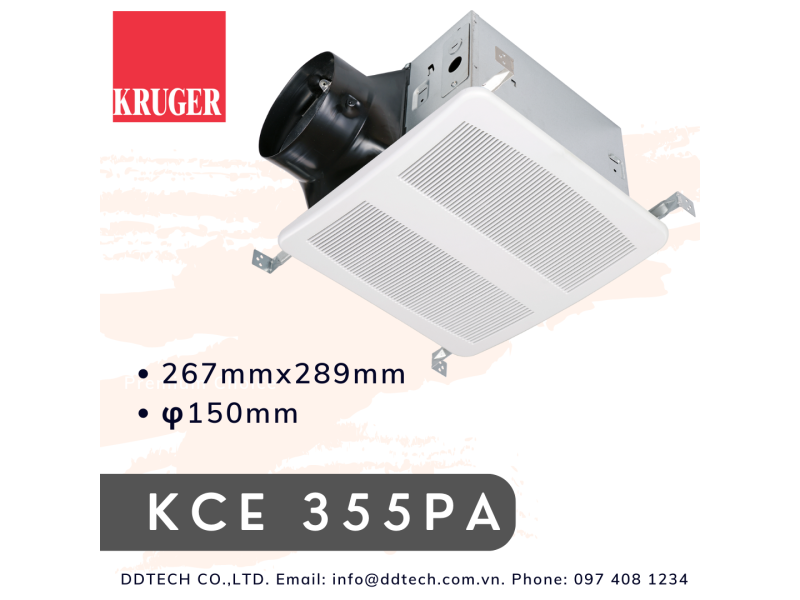 Quạt Kruger KCE 355PA