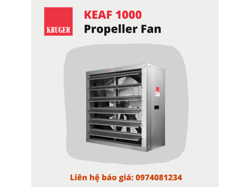 QUẠT THÔNG GIÓ NÔNG NGHIỆP/AGRICULTURE FANS KRUGER KEAF 1000