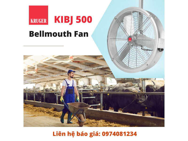 QUẠT THÔNG GIÓ NÔNG NGHIỆP/AGRICULTURE FANS KRUGER KIBJ 500