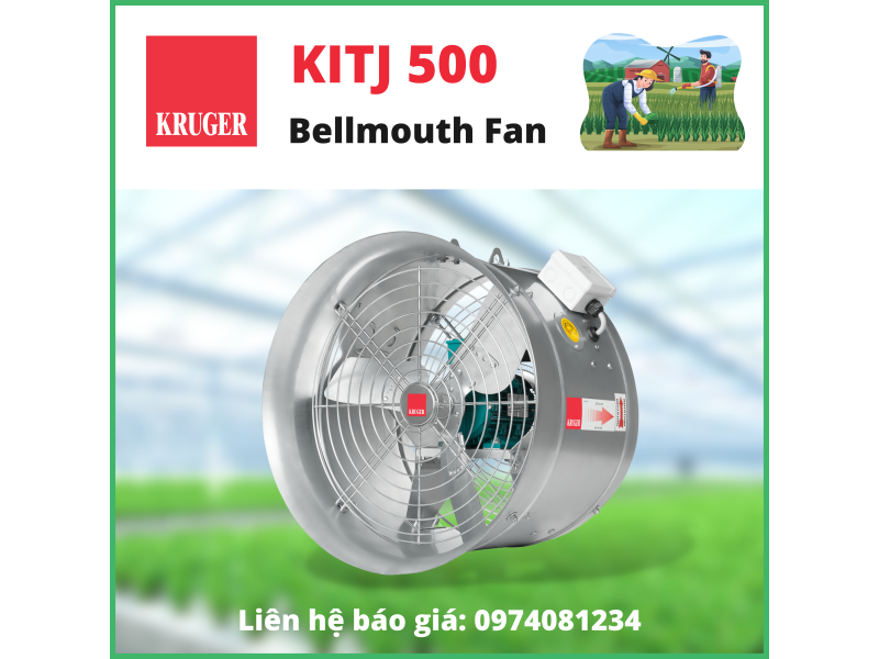 QUẠT THÔNG GIÓ NÔNG NGHIỆP/AGRICULTURE FANS KRUGER KITJ 500