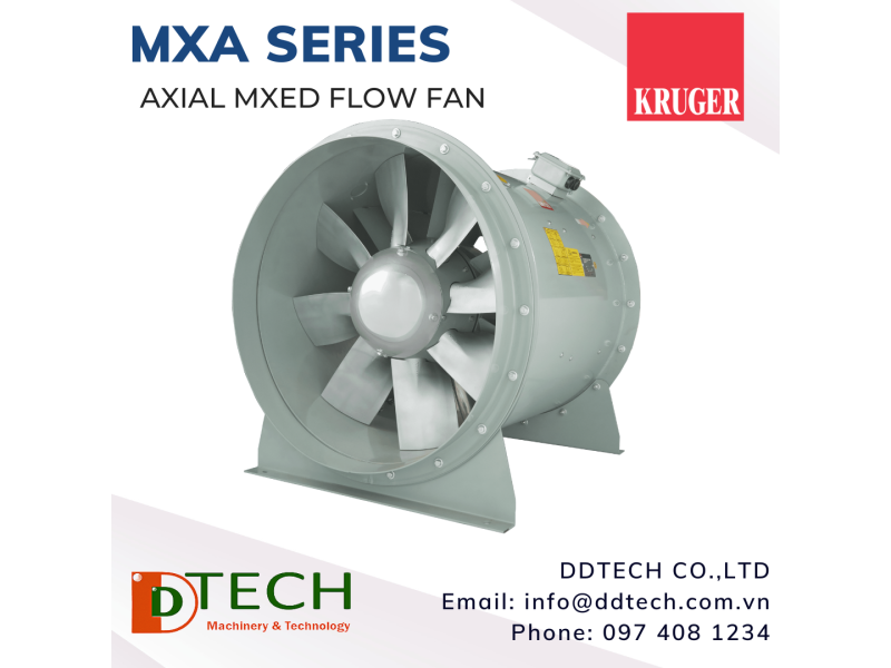 Quạt Kruger MXA Series - Axial Mixed Flow Fan