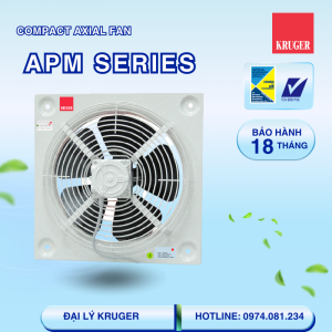 [CÓ SẴN] Quạt gắn tường Kruger APM 200 - 500 m3/h - Đại lý chính hãng