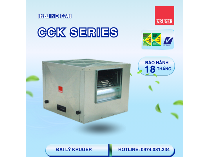 QUẠT THÔNG GIÓ KRUGER CCK-KAT 9-7/SL