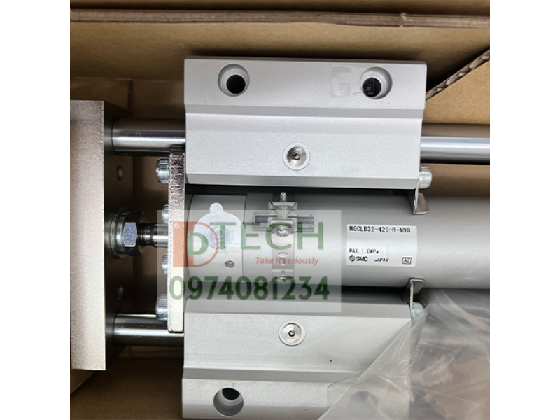 Xylanh khí MGCLB32-420-R-M9B / MGC Series Guide Cylinder Compact Type