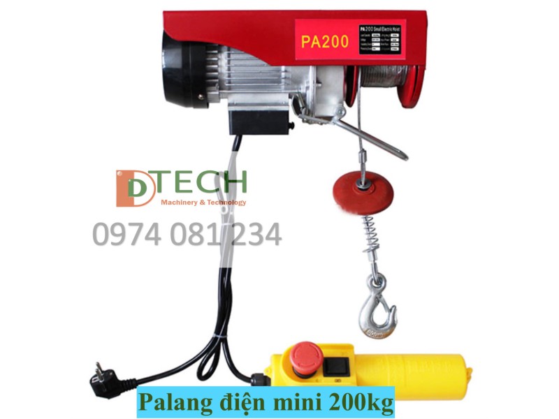 Palang điện mini 200kg PA-200